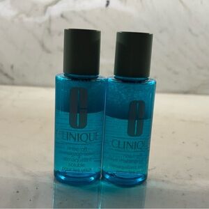 Clinique rinse off eye makeup solvent - two items - 2 oz each